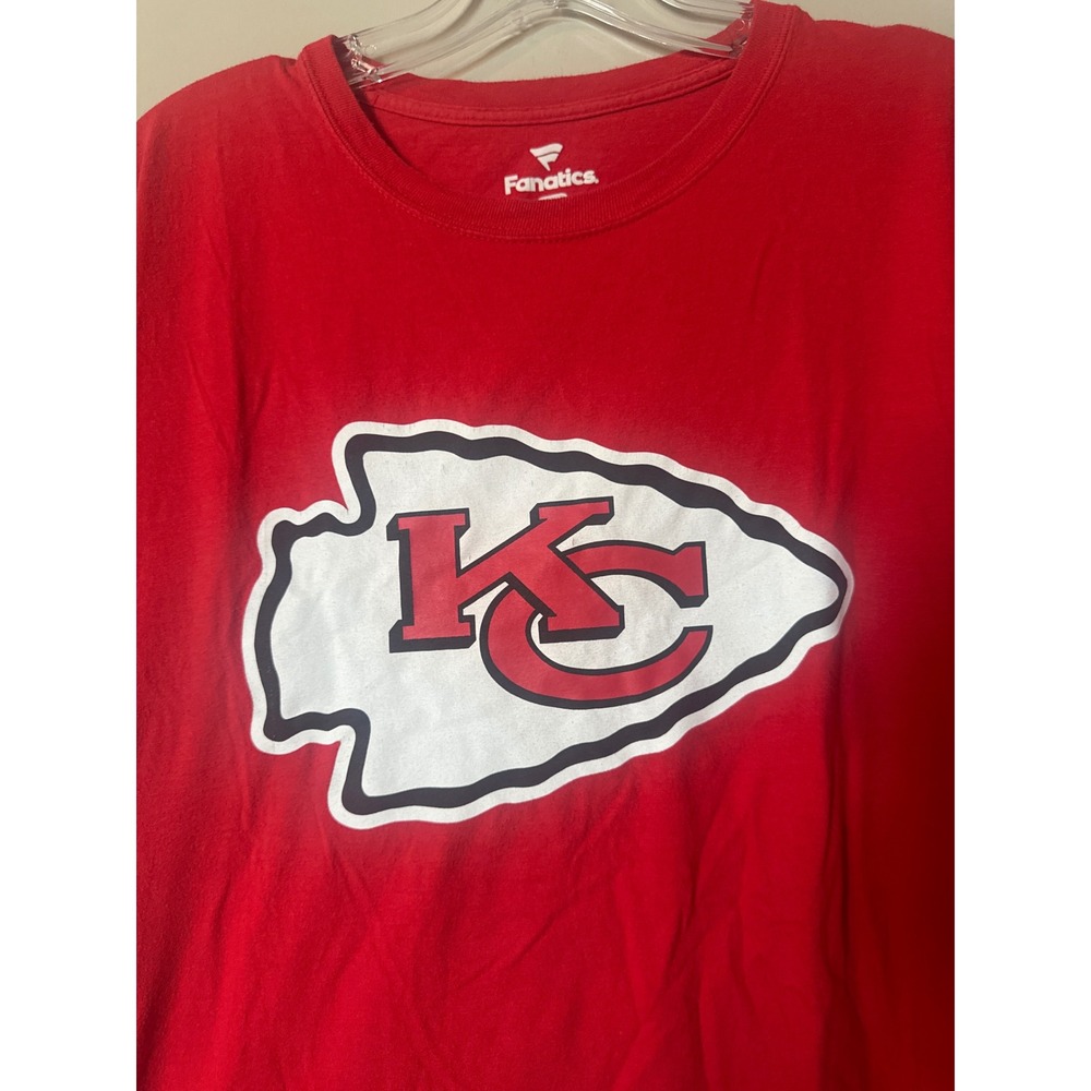 Fanatics Kansas City Chiefs Patrick Mahomes 15 Red T-Shirt Mens Large NFL KC - Picture 5 of 5